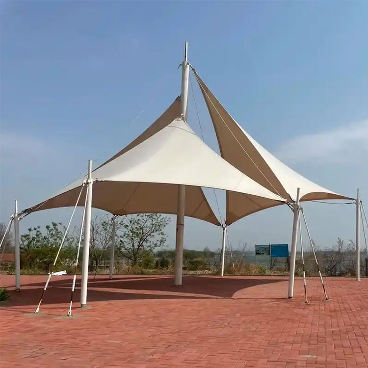 嘉鱼县膜结构景观棚