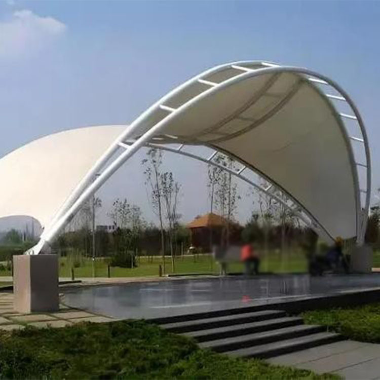 嘉鱼县膜结构景观棚
