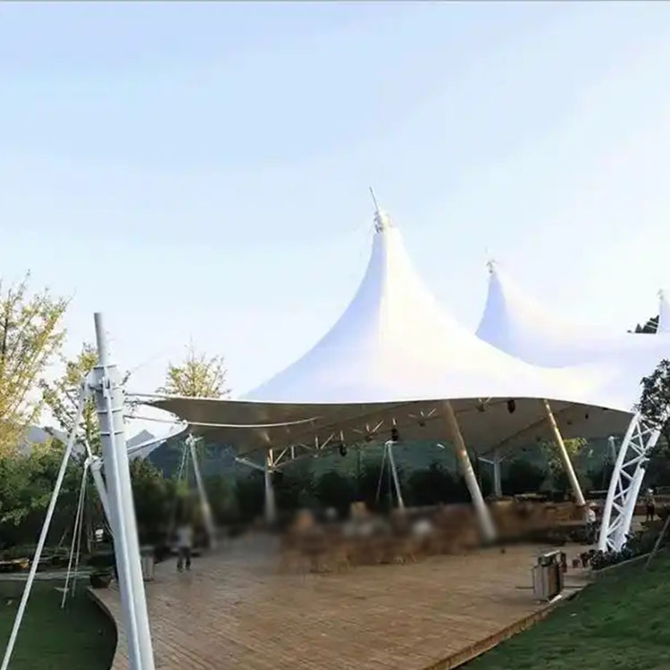 嘉鱼县膜结构景观棚