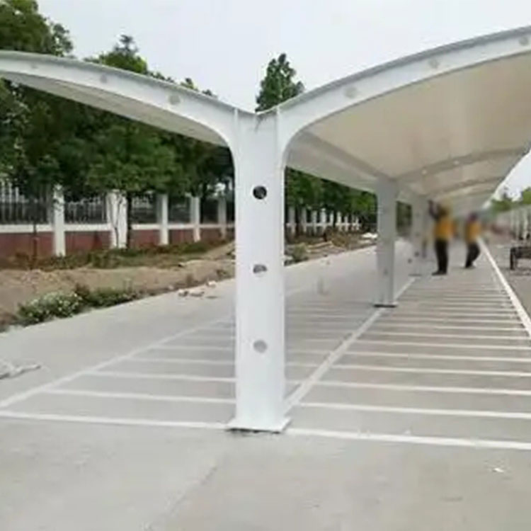 嘉鱼县膜结构电动车棚